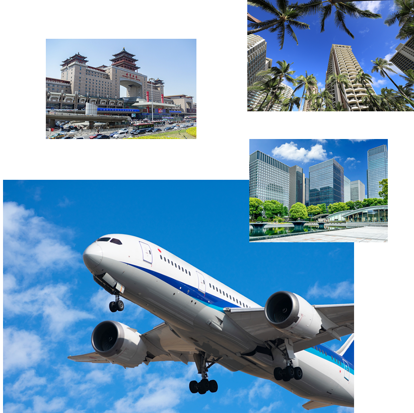 国際ハンドキャリー　海外現地　イメージ画像