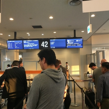 大阪～オハイオ州コロンバス向けハンドキャリー1