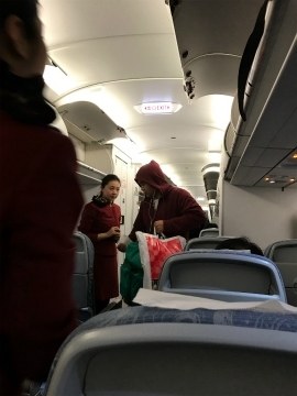 成田空港～中国・アモイ空港向けハンドキャリー1