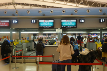イタリア・ミラノ～関西空港向けハンドキャリー