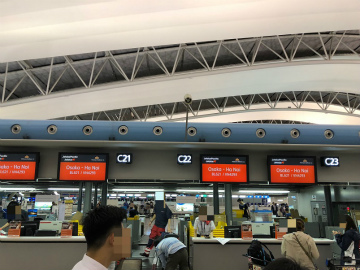 関西空港～ベトナム・ハノイ向けハンドキャリー